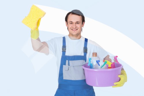 Dust removal and floor cleaning after renovation work in a Chelsea property