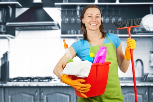 Charity donation and reuse of surplus cleaning-related items