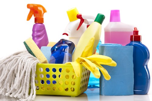 Professional carpet cleaning service with safety-focused process