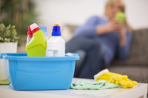 Kitchen cleaning service in a Chelsea property